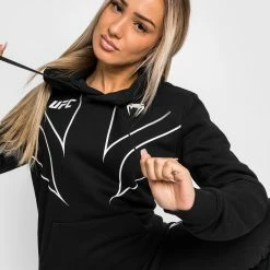 UFC Venum Fight Night 2.0 Replica Women's Hoodie - Black -Venum store f 252F7 252Fe 252F7 252Ff7e73d8f226a9996e18aad5d033b16936d3bbeab VNMUFC 00152 001 01