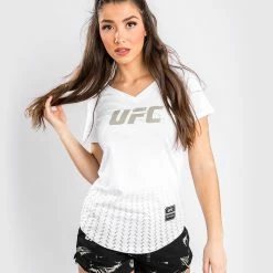 UFC Venum Authentic Fight Week Women's 2.0 Short Sleeve T-Shirt - White