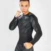 Venum Phantom Rashguard Long Sleeves - Black/Red